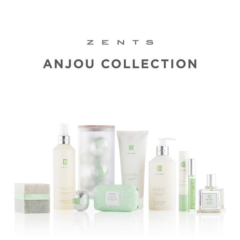 Zents Hand & Body Wash (Anjou Fragrance) | Hydrating Anti-Aging Cleanser with Organic Shea Butter & Aloe for Dry Skin | Gentle & Nourishing | 10 fl oz - Image 3